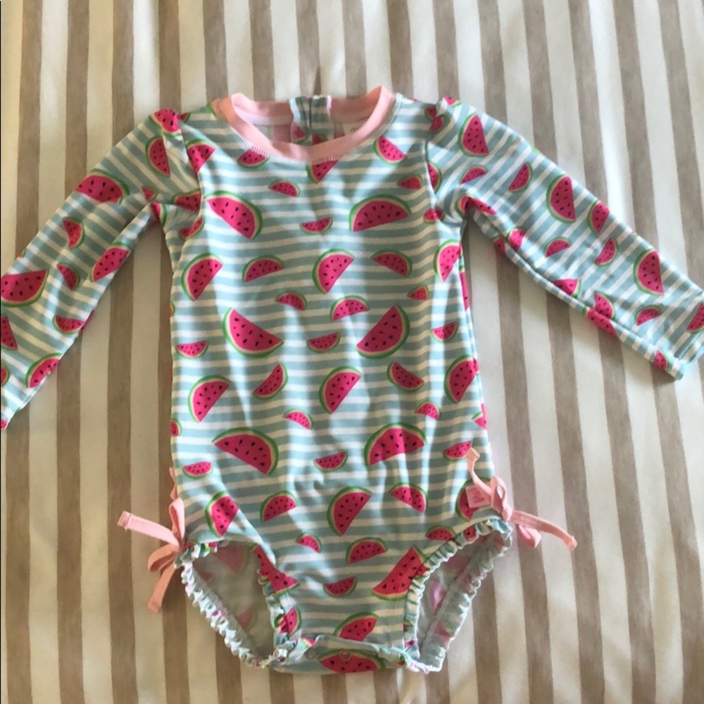 Watermelon Ruffle Butts suit